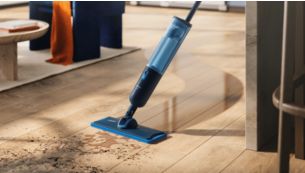 50% faster drying and spotless clean thanks to OneUp Pads**