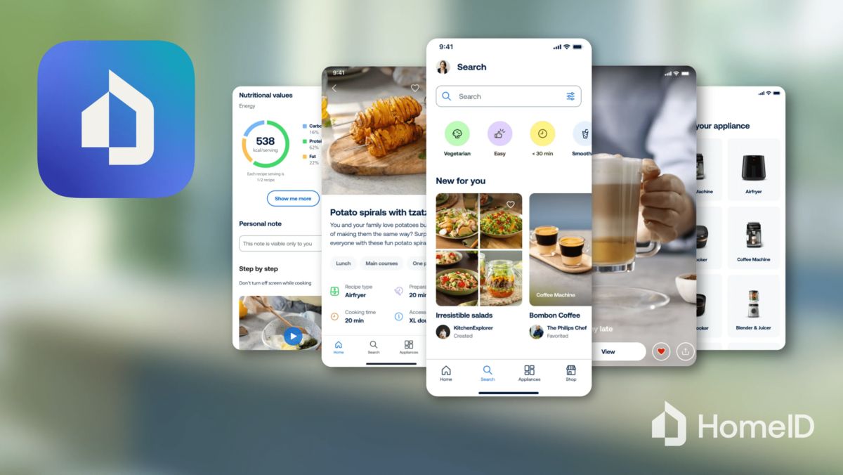 Tasty recipes tailored for your Airfryer in our HomeID app