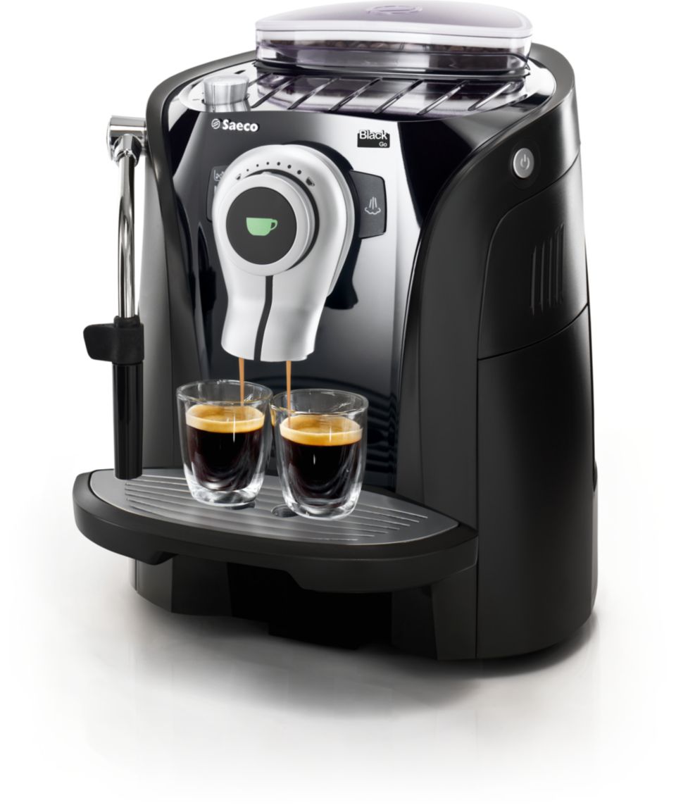 Espressomachine met een trendy en functioneel ontwerp