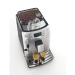 Expresso e leite vaporizado com um toque