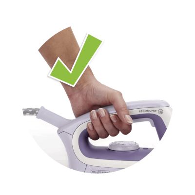 Ferro leve e ergonómico de 1,2 kg