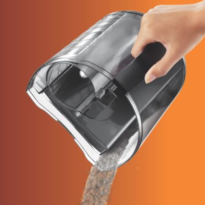 Napredna zasnova posode za prah za enostavno praznjenje