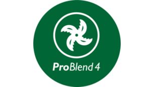 ProBlend 4-Sterne-Messer zum effektiven Mixen und Pürieren