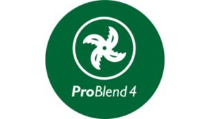 Hvězdicovitý nůž ProBlend 4 pro účinné mixování a míchání