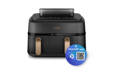 Airfryer ar diviem groziem