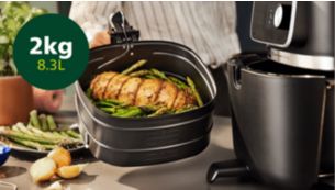 8.3L capacity for large meals, perfect for families & groups