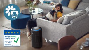 Erfasst 99,99&nbsp;% der Allergene von Staub, Pollen oder Haustieren