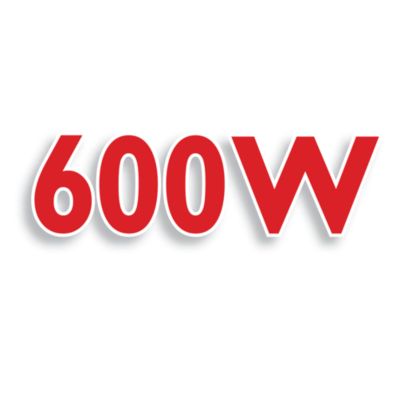 Powerful 600 Watt motor