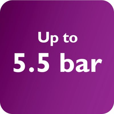 Max 5.5 bar pump pressure