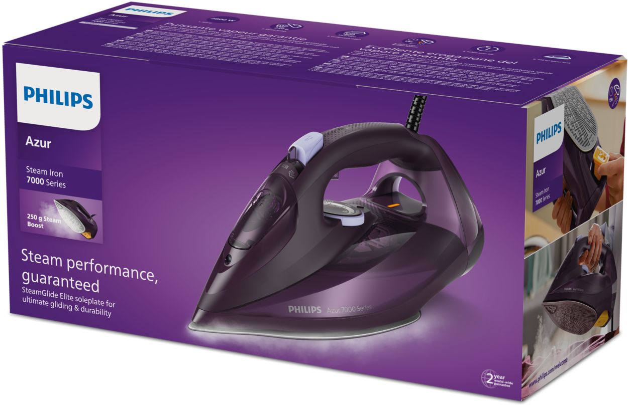 7000 Series HV Steam Iron Dark Purple DST7051/36 | Philips