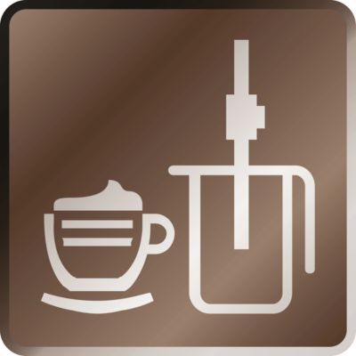 Vaporizador clássico para espuma de leite cremosa
