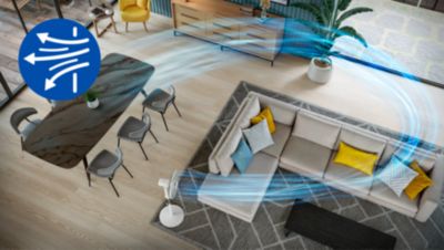 Veľký prúd vzduchu zaistí okamžité pohodlie