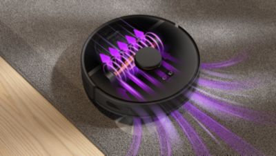 Ülitugev imemisvõimsus eemaldab suure mustuse