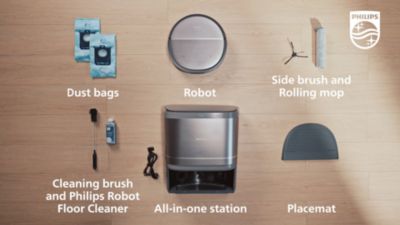 Philips HomeRun Vacuum and Mop Robot 9000 Series | How to set up