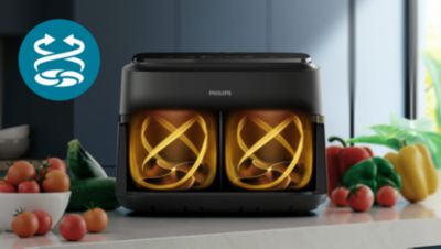 Kraukšķīgi un maigi, ar līdz pat 90 % mazāk tauku*