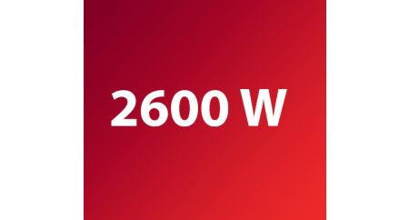 طاقة محرك بقوة 2600 واط مقيّدة لتغذية ذاتية قوية