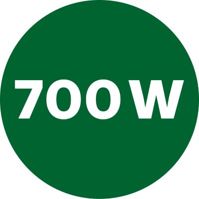 Močan 700 W motor za enostavno pripravo