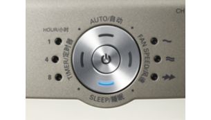 Sleep mode cleans silently with dimmed indicators