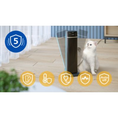 Apollo, Heater, tower, CX5120, 5000 series, ceramic fan heater