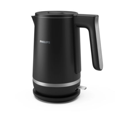 Bình đun siêu tốc Philips 2 lớp cách nhiệt Inox 304 1.7 lít HD9395/90, Màu Đen - Công nghệ 2 lớp 