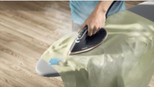 Your iron adapts to your ironing speed