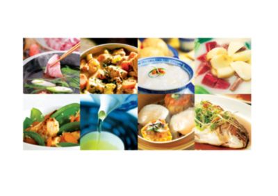 8 healthy cooking menu featuring unique heating program