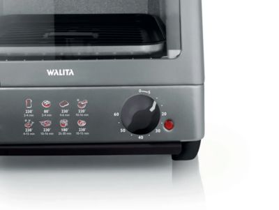 45-minute timer shuts off the oven once ready