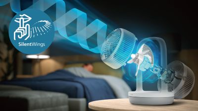 O 30 % tichšie chladenie vďaka technológii lopatiek SilentWings