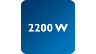 Jusqu'&agrave; 2&nbsp;200&nbsp;W de puissance pour un d&eacute;bit vapeur continu et &eacute;lev&eacute;