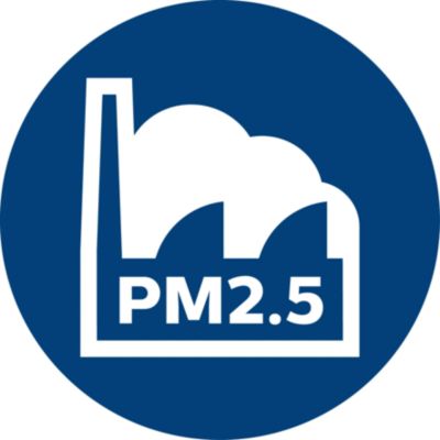 3 smart presettings for different airborne pollutants