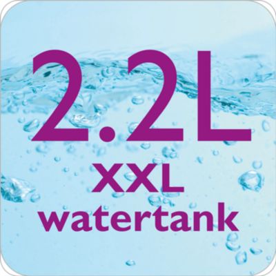 Duży, przezroczysty zbiornik wody 2,2 l