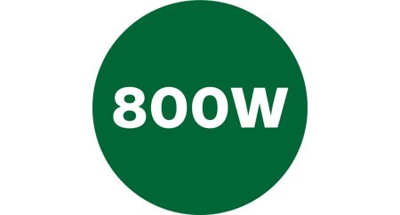 Мощный мотор 800 Вт обеспечивает идеальное смешивание