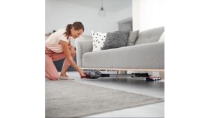 即使面對低矮家具，也能快速深入每個角落