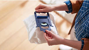 Praktické sáčky s-bag vydrží až o 50 % déle.