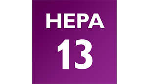 Система HEPA AirSeal із фільтром HEPA 13 утримують 99,95% пилу