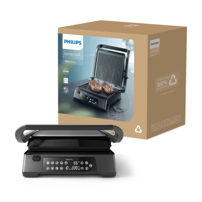 7000 Serisi Temaslı Izgara HD6307/70 | Philips