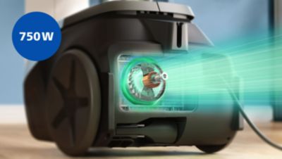 750 W motors nodrošina jaudīgu veiktspēju