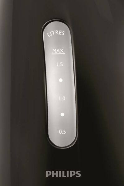 Easy to read water level indicators on both sides