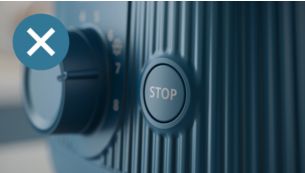Contrôle précis du temps de dorage avec le bouton d'arrêt instantané