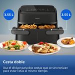 Nuestra Airfryer con doble cesta más compacta