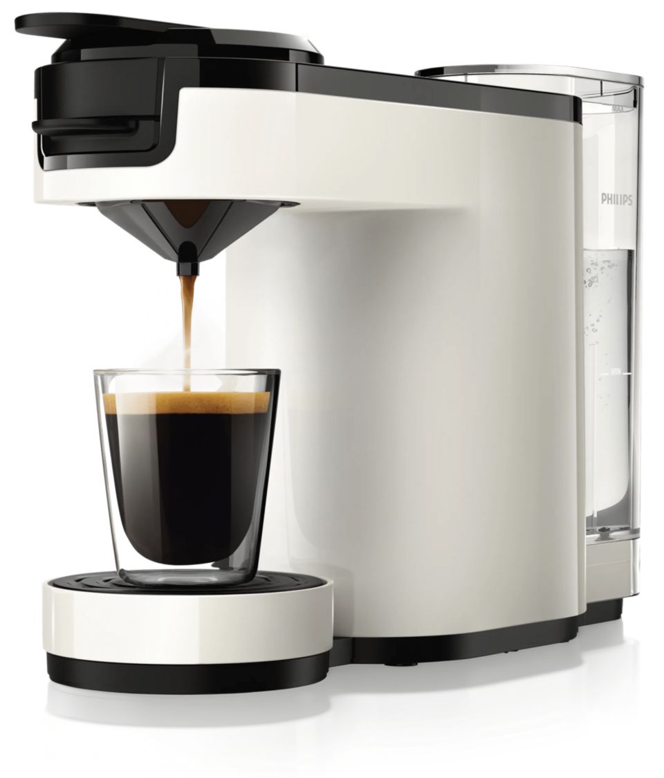 L&aelig;kker, st&aelig;rk kaffe med et tryk p&aring; en knap