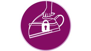 Verrouillez votre fer en toute sécurité sur la base
