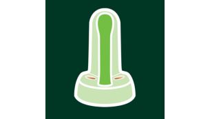 Base de charge avec brosse et suceur plat