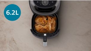 Capacité de 6,2 l pour des repas familiaux complets