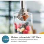 Mixez tous les ingrédients, même les plus durs, en un tournemain