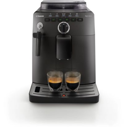Un espresso fait de grains de café frais