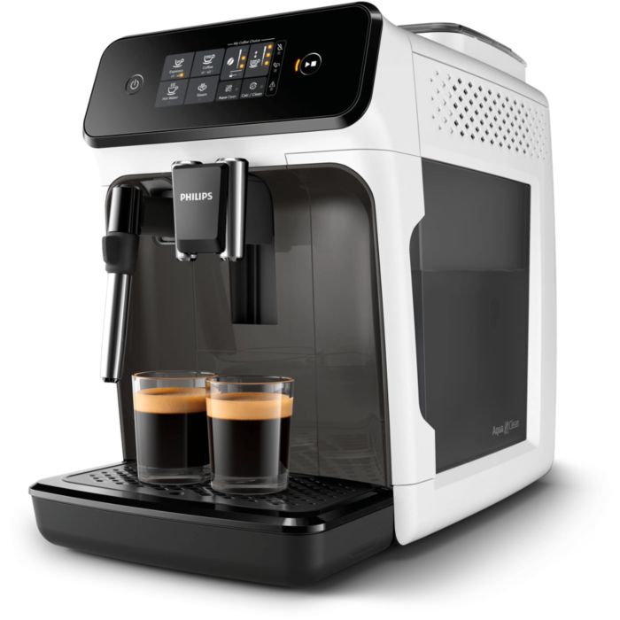 2 l&aelig;kre kaffevarianter med friskmalede b&oslash;nner, uden problemer