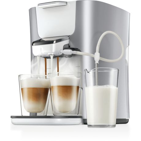 HD7857/20 SENSEO&reg; Latte Duo Plus Kaffeepadmaschine