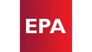 The EPA filter catches microscopic vermin causing allergy