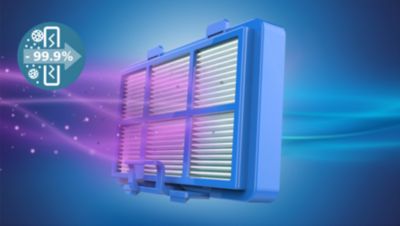 Izuzetno učinkovit filtar HEPA hvata > 99,99 %* čestica